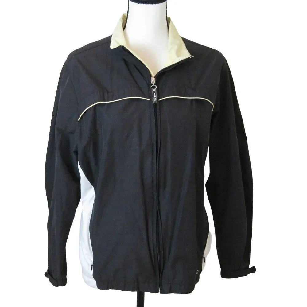Izod Women's Warm Up Jacket‎ Blue Size Large